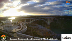 Skradin, řeka Krka, most A1