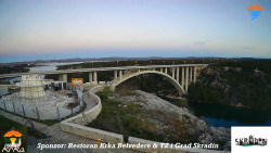 Skradin, řeka Krka, most A1