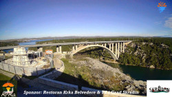 Skradin, řeka Krka, most A1