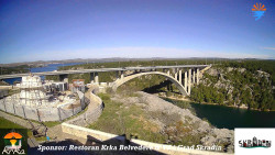 Skradin, řeka Krka, most A1