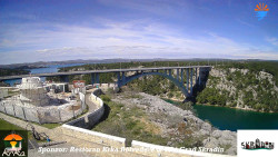 Skradin, řeka Krka, most A1
