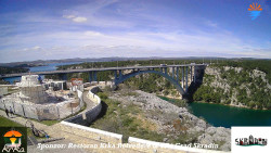 Skradin, řeka Krka, most A1