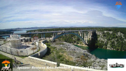 Skradin, řeka Krka, most A1