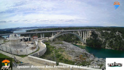 Skradin, řeka Krka, most A1