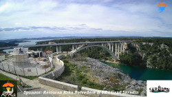 Skradin, řeka Krka, most A1