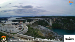 Skradin, řeka Krka, most A1