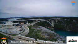 Skradin, řeka Krka, most A1