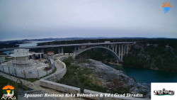 Skradin, řeka Krka, most A1