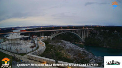 Skradin, řeka Krka, most A1