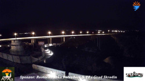 Městečko Skradin - Skradin, řeka Krka, most A1 - 31.3.2026 v 03:15 Městečko Skradin - Skradin, řeka Krka, most A1 - 31.3.2026 v 03:15