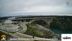 Skradin, řeka Krka, most A1