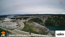 Skradin, řeka Krka, most A1