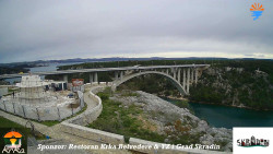 Skradin, řeka Krka, most A1