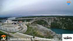 Skradin, řeka Krka, most A1