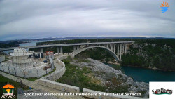 Skradin, řeka Krka, most A1