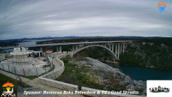 Skradin, řeka Krka, most A1