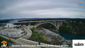 Městečko Skradin - Skradin, řeka Krka, most A1 - 31.3.2026 v 14:15 Městečko Skradin - Skradin, řeka Krka, most A1 - 31.3.2026 v 14:15