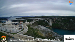 Skradin, řeka Krka, most A1