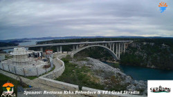 Skradin, řeka Krka, most A1