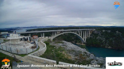 Skradin, řeka Krka, most A1