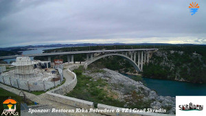 Městečko Skradin - Skradin, řeka Krka, most A1 - 31.3.2026 v 17:30 Městečko Skradin - Skradin, řeka Krka, most A1 - 31.3.2026 v 17:30