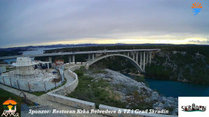 Městečko Skradin - Skradin, řeka Krka, most A1 - 31.3.2026 v 19:00 Městečko Skradin - Skradin, řeka Krka, most A1 - 31.3.2026 v 19:00