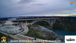 Skradin, řeka Krka, most A1