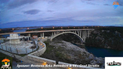 Skradin, řeka Krka, most A1