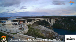 Skradin, řeka Krka, most A1