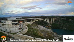 Skradin, řeka Krka, most A1