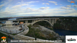 Skradin, řeka Krka, most A1