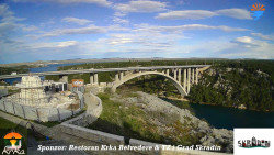 Skradin, řeka Krka, most A1