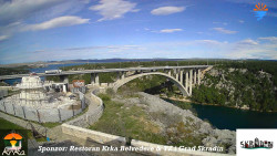 Skradin, řeka Krka, most A1