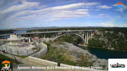 Skradin, řeka Krka, most A1