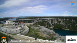 Skradin, řeka Krka, most A1