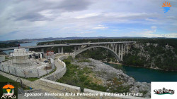 Skradin, řeka Krka, most A1