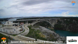 Skradin, řeka Krka, most A1