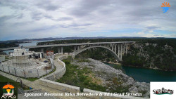 Skradin, řeka Krka, most A1