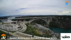 Skradin, řeka Krka, most A1