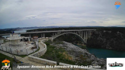Skradin, řeka Krka, most A1