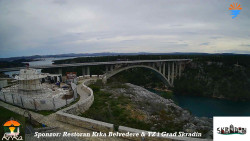Skradin, řeka Krka, most A1