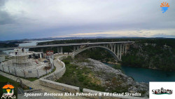 Skradin, řeka Krka, most A1