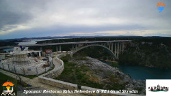 Skradin, řeka Krka, most A1
