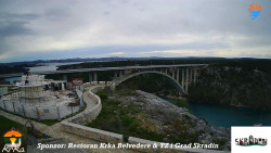 Skradin, řeka Krka, most A1