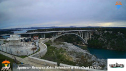 Skradin, řeka Krka, most A1