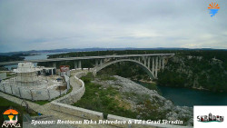 Skradin, řeka Krka, most A1