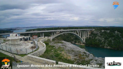 Skradin, řeka Krka, most A1