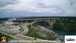 Skradin, řeka Krka, most A1