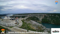 Skradin, řeka Krka, most A1