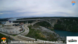 Skradin, řeka Krka, most A1